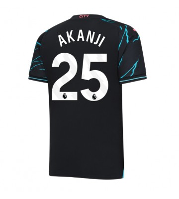 Manchester City Manuel Akanji #25 Tercera Equipación 2023-24 Manga Corta